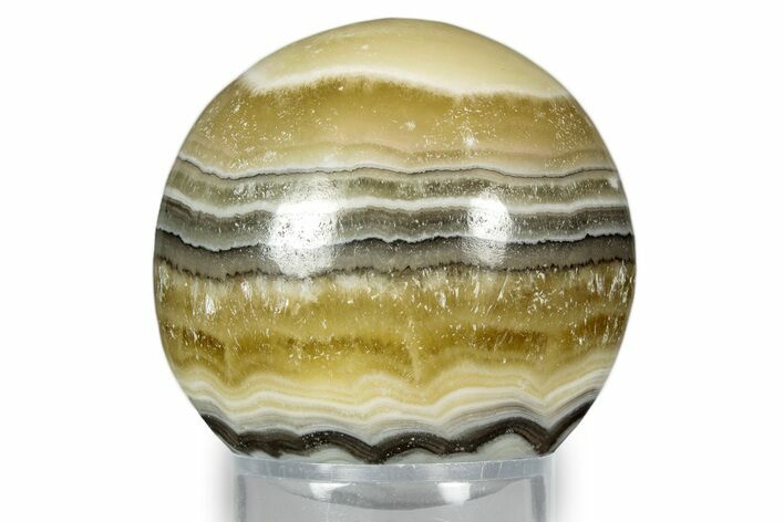 Polished Zebra Calcite Sphere - Mexico #342069